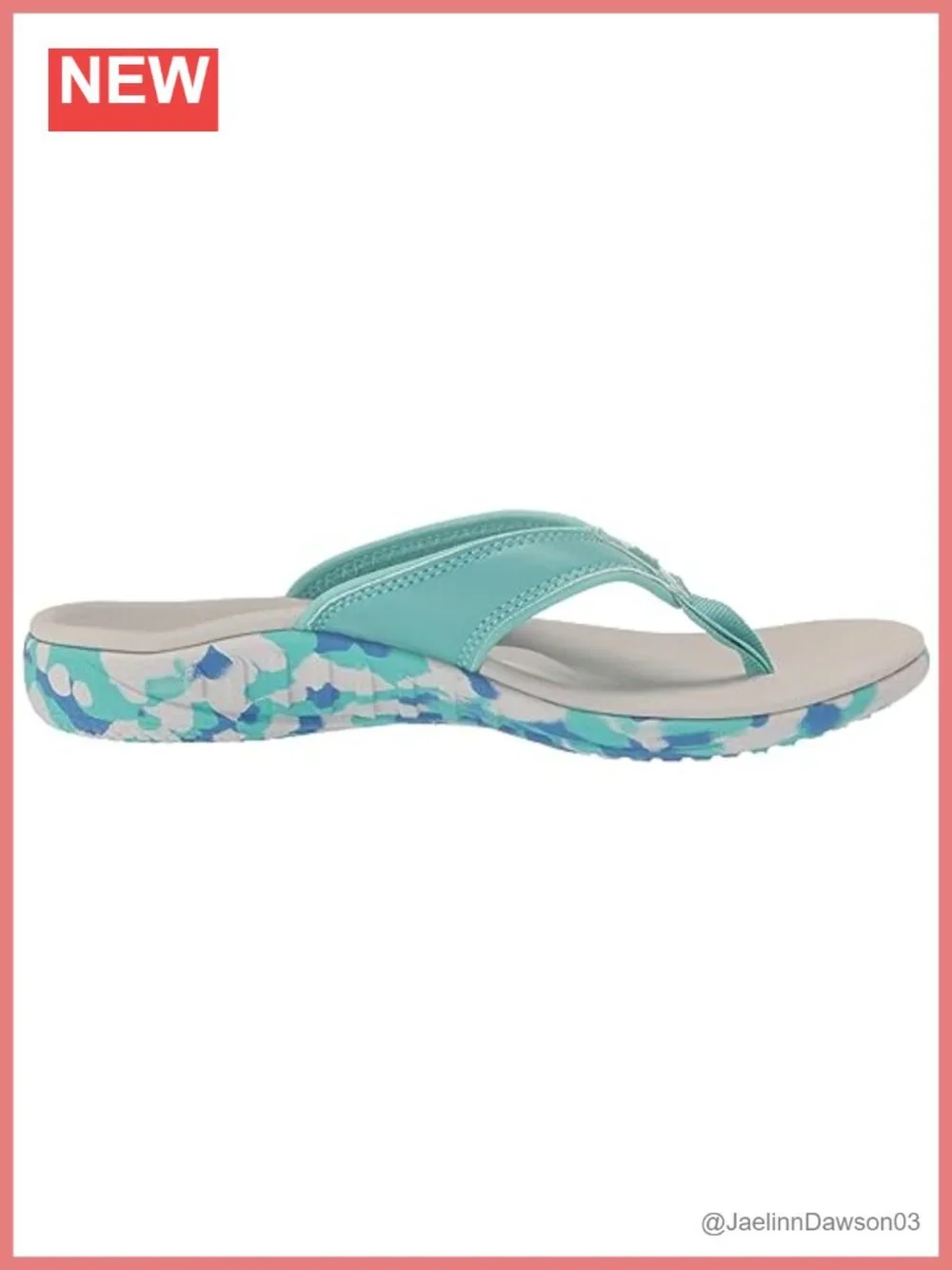 Orthotic Wedge Sandals EVA Footbed Arch Support Slip-On